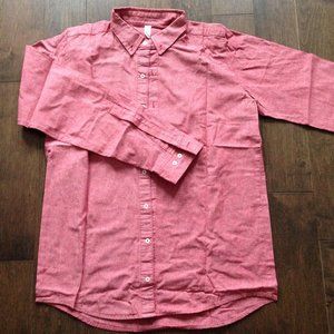 American Apparel Casual Salmon Button Down Shirt